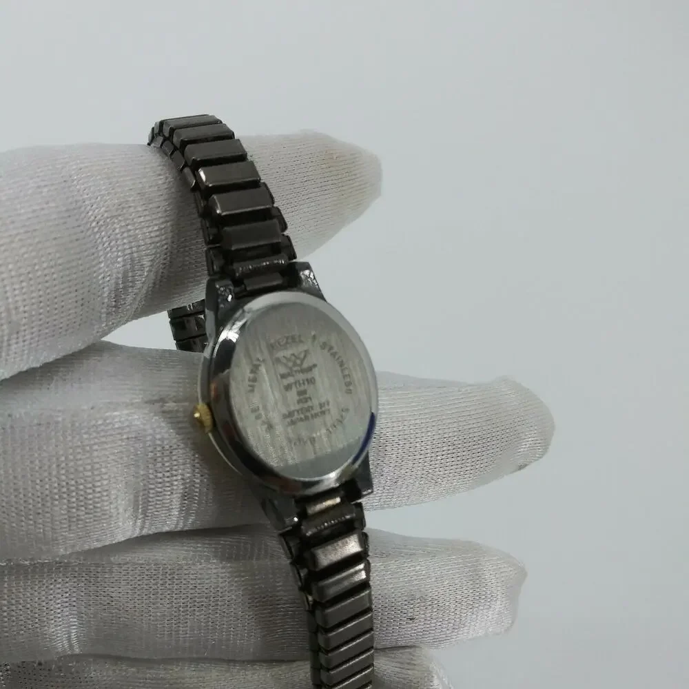 Waltham Diamond Womens Wristwatch Quartz Stainless Steel Back Japan Movt.